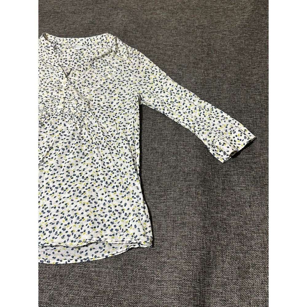 Gap Women's S Pull Over Split V Neck Blouse - Picture 7 of 11